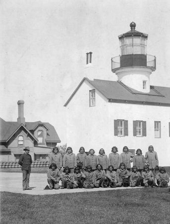Hopi inmates of the original military prison