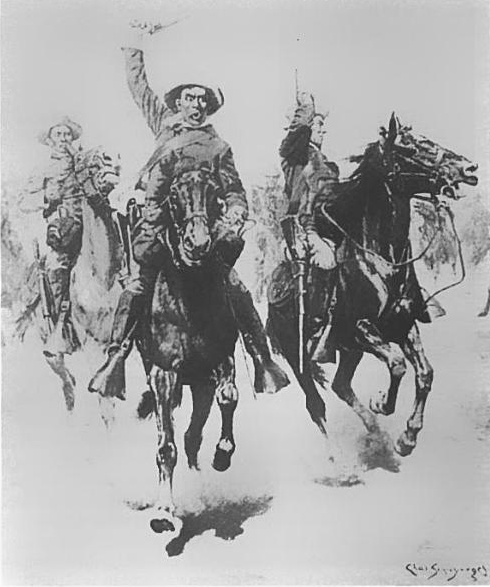 Lt. Schwatka's charge at Slim Buttes Lt. Schwatka's charge at Slim Buttes