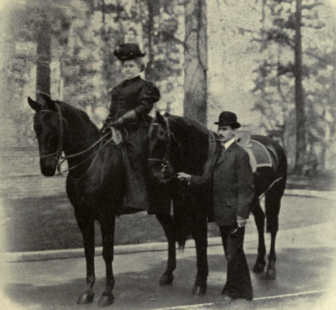 Dell and Robert Strahorn, c.1880 Dell and Robert Strahorn, c.1880