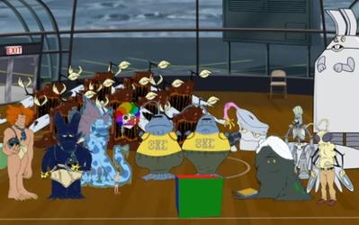 Several guest stars who appeared during the shows first two seasons returned to reprise their roles in the season two finale, "The Last One", which features the returns of several minor characters.