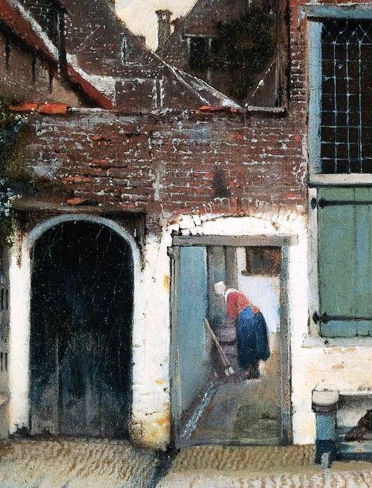 Fig. 3 View into the right-hand gate of the Little Street