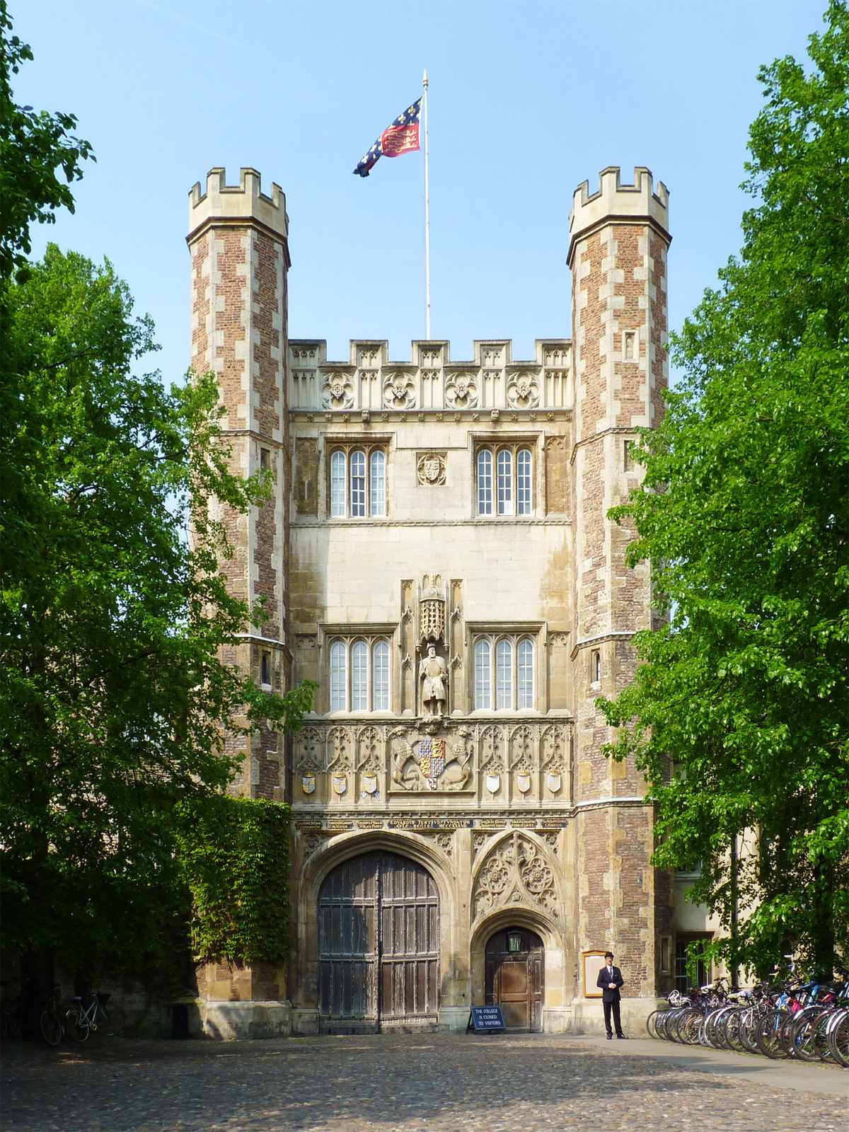The Great Gate of Trinity College.