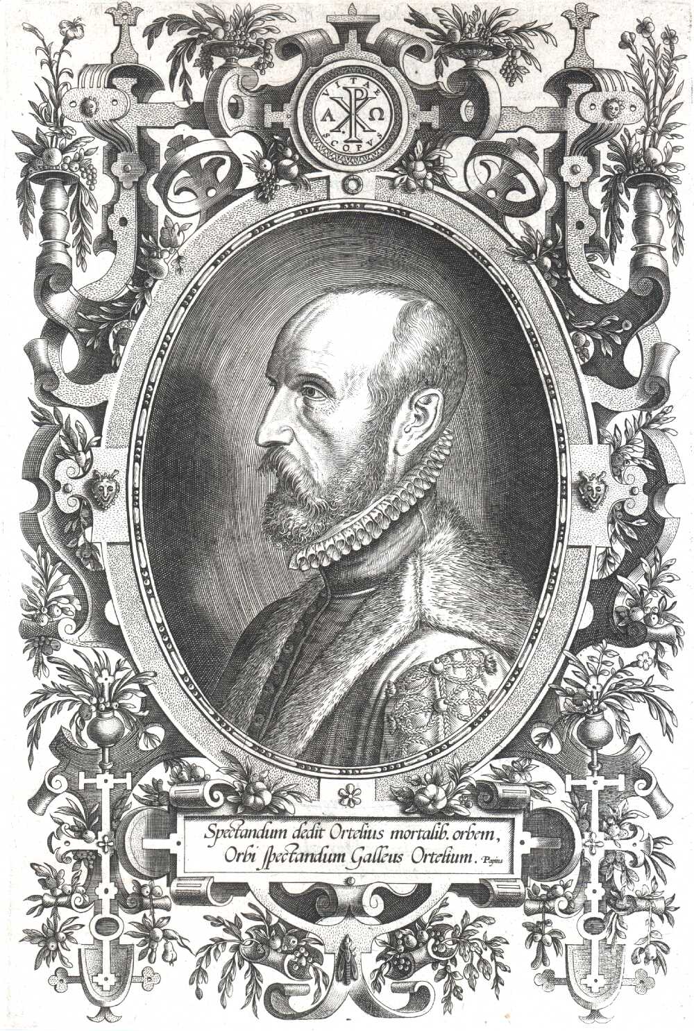 Portrait of Abraham Ortelius Portrait of Abraham Ortelius
