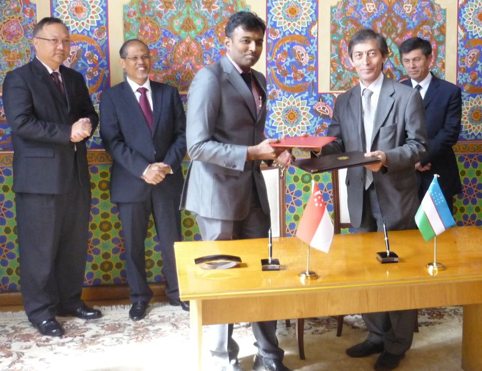 The Singapore Environment Council and the Ecological Movement of Uzbekistan signed an MOU in April 2012 to collaborate in the areas of environmental and health protection.
