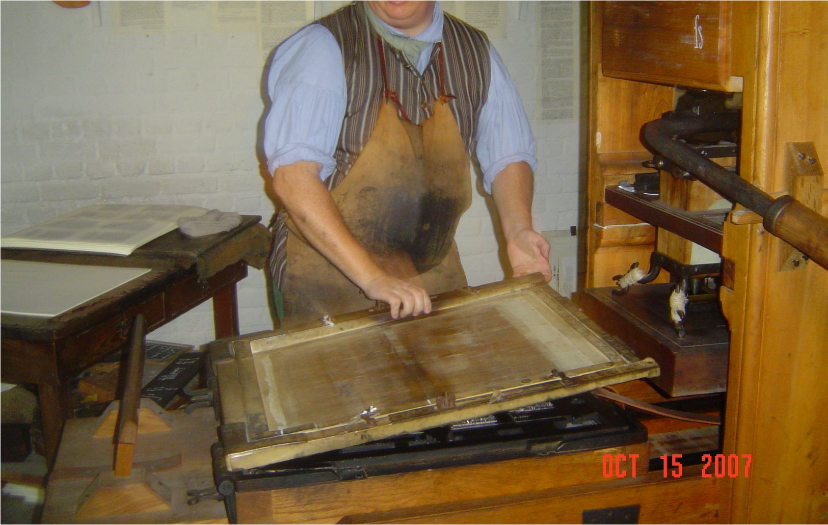 Eighteenth-century printing work demo