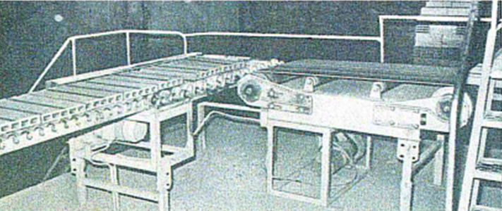 1950 : Conveyor system