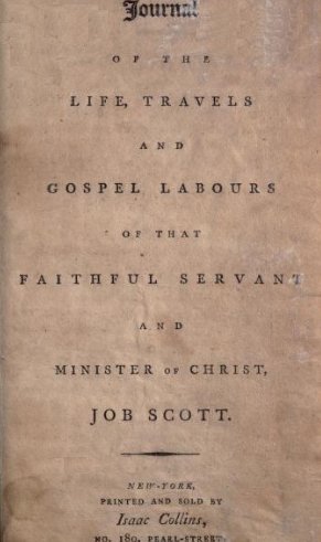 Journal of Job Scott (1797)