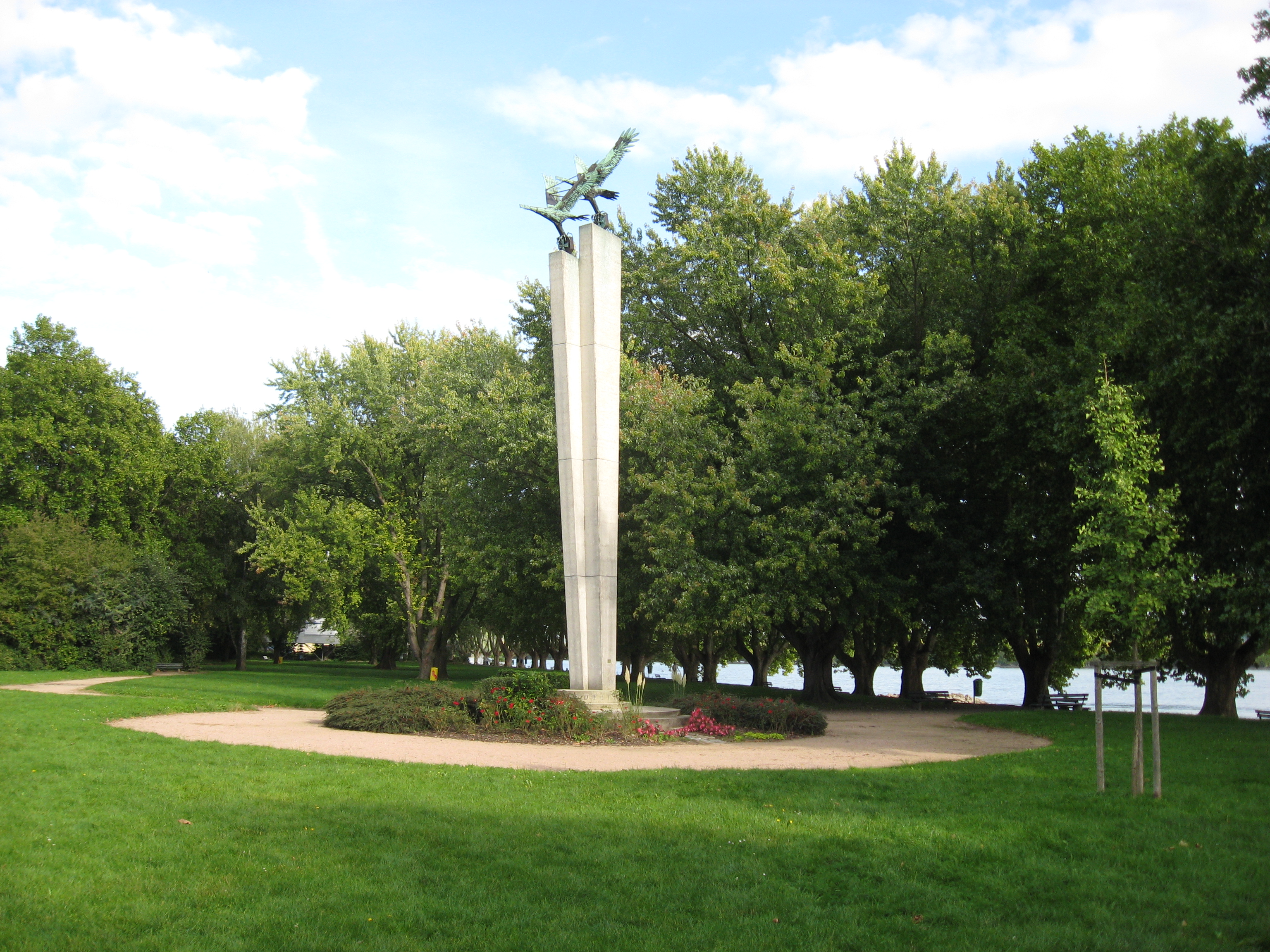 Fighter Pilot Memorial in Geisenheim.