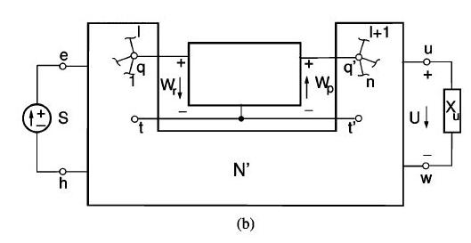Equivalent linear network N'.