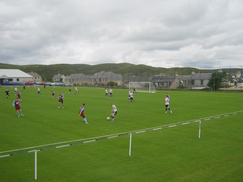 Spurs in action in Lerwick Spurs in action in Lerwick
