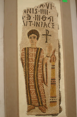 Christian Mosaic at National Museum of Bardo (Tunisia).