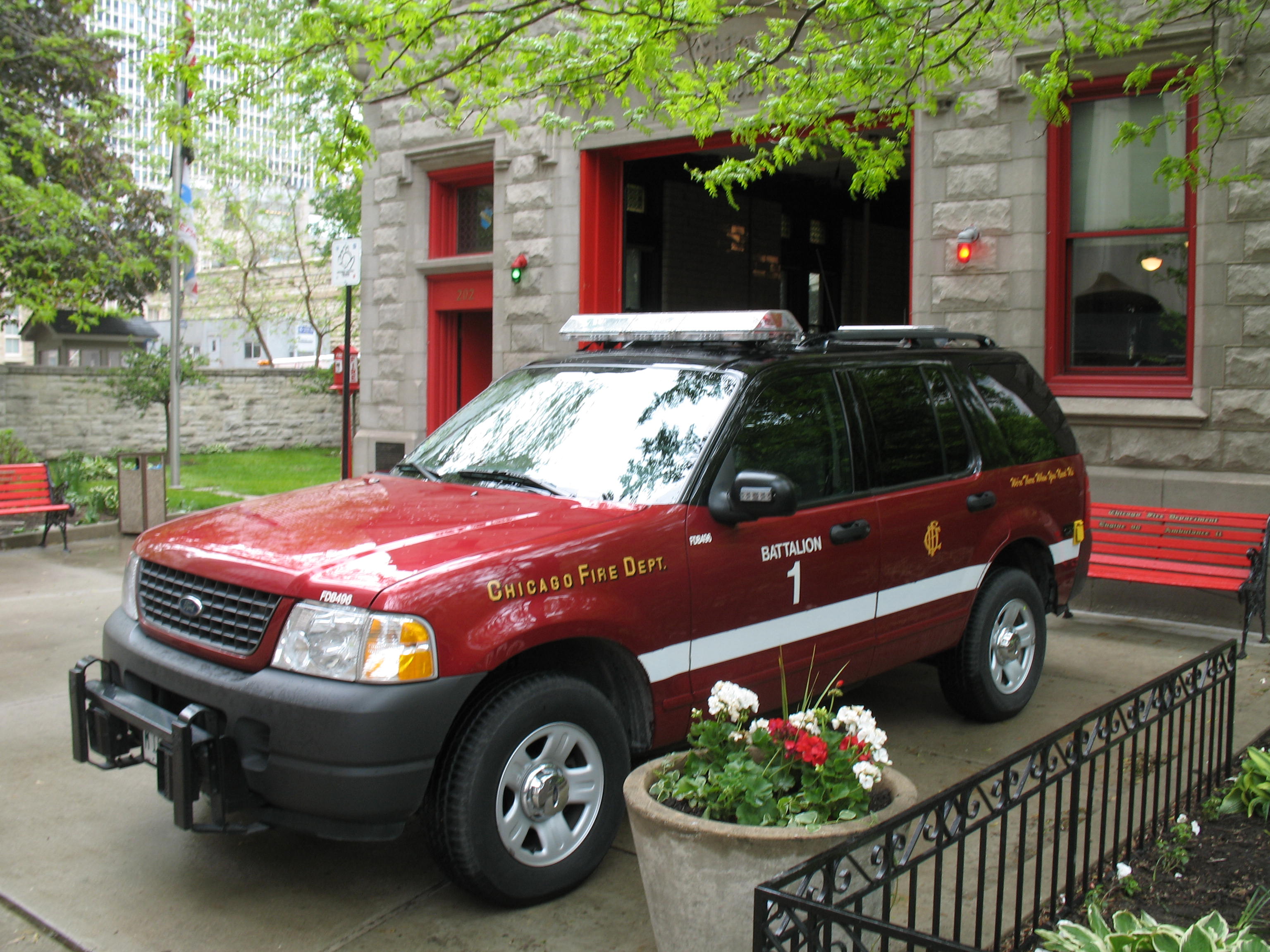 CFD 1st Battalion Chief's SUV