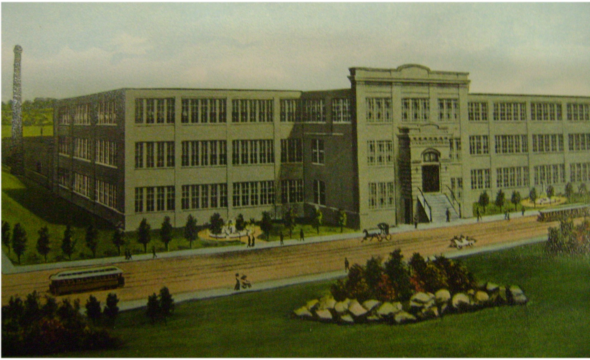 Star Watch Case Company building looked identical to Manistee Watch factory.