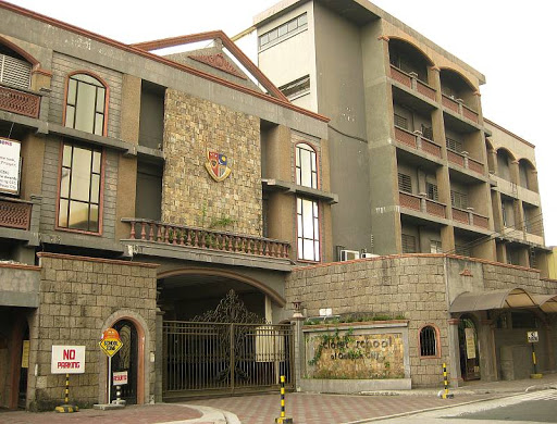 Facade of Claret School Quezon City which is located at Barangay UP Village.