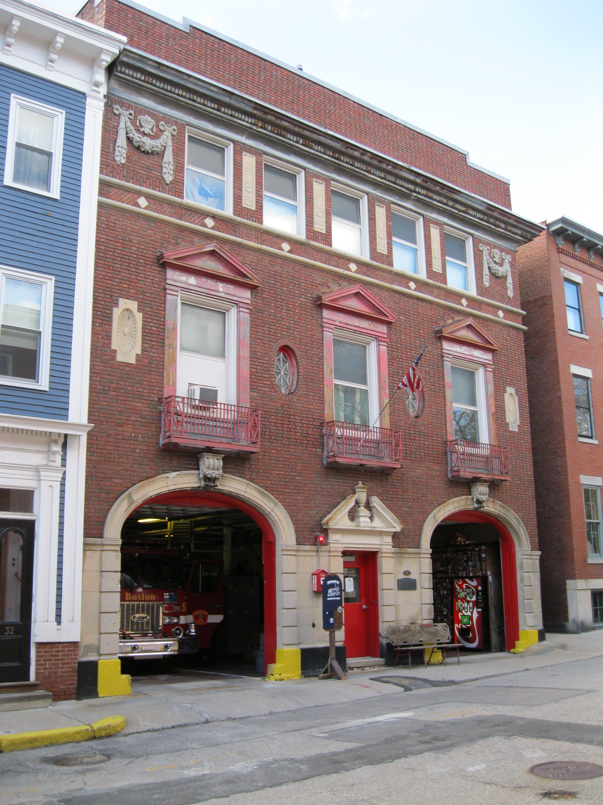 Quarters of Engine 50 in Charlestown.