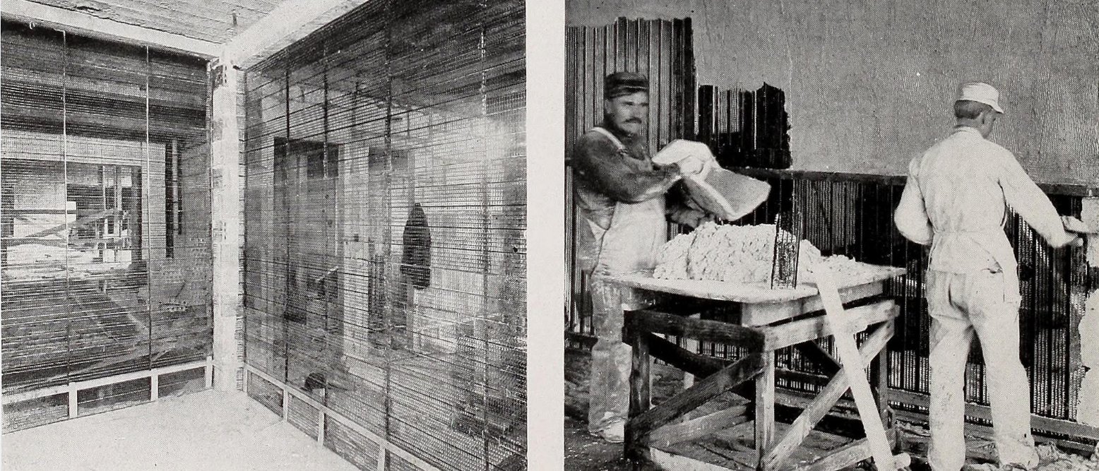 Plastering walls with Hy-Rib