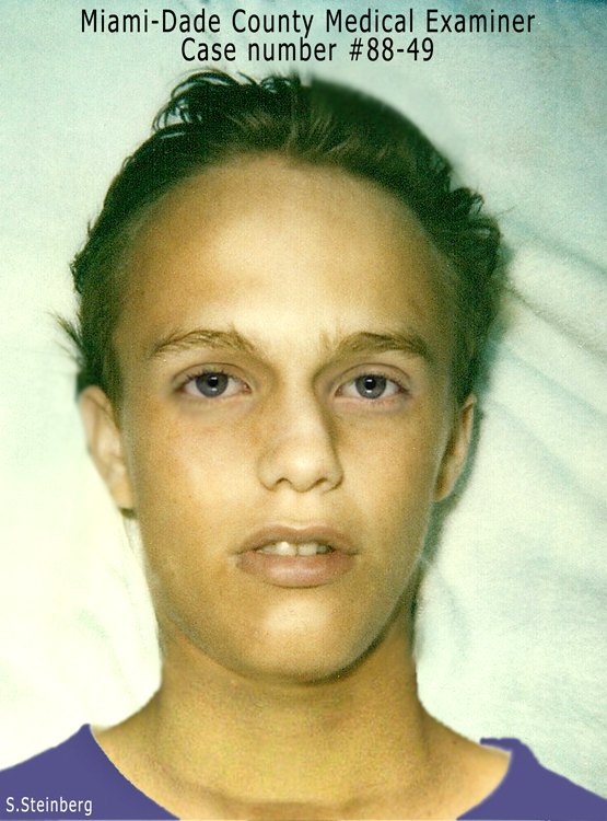 Artist's rendering of the Dade County John Doe