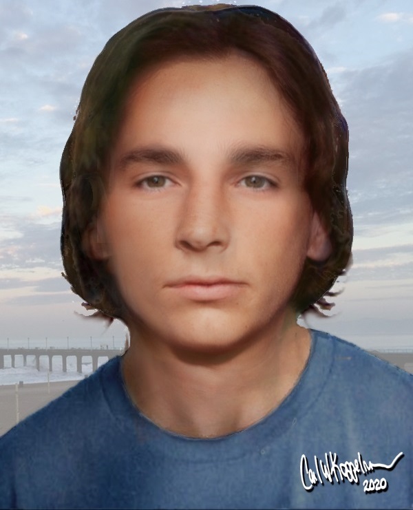Artist's impression of the Long Beach John Doe during life