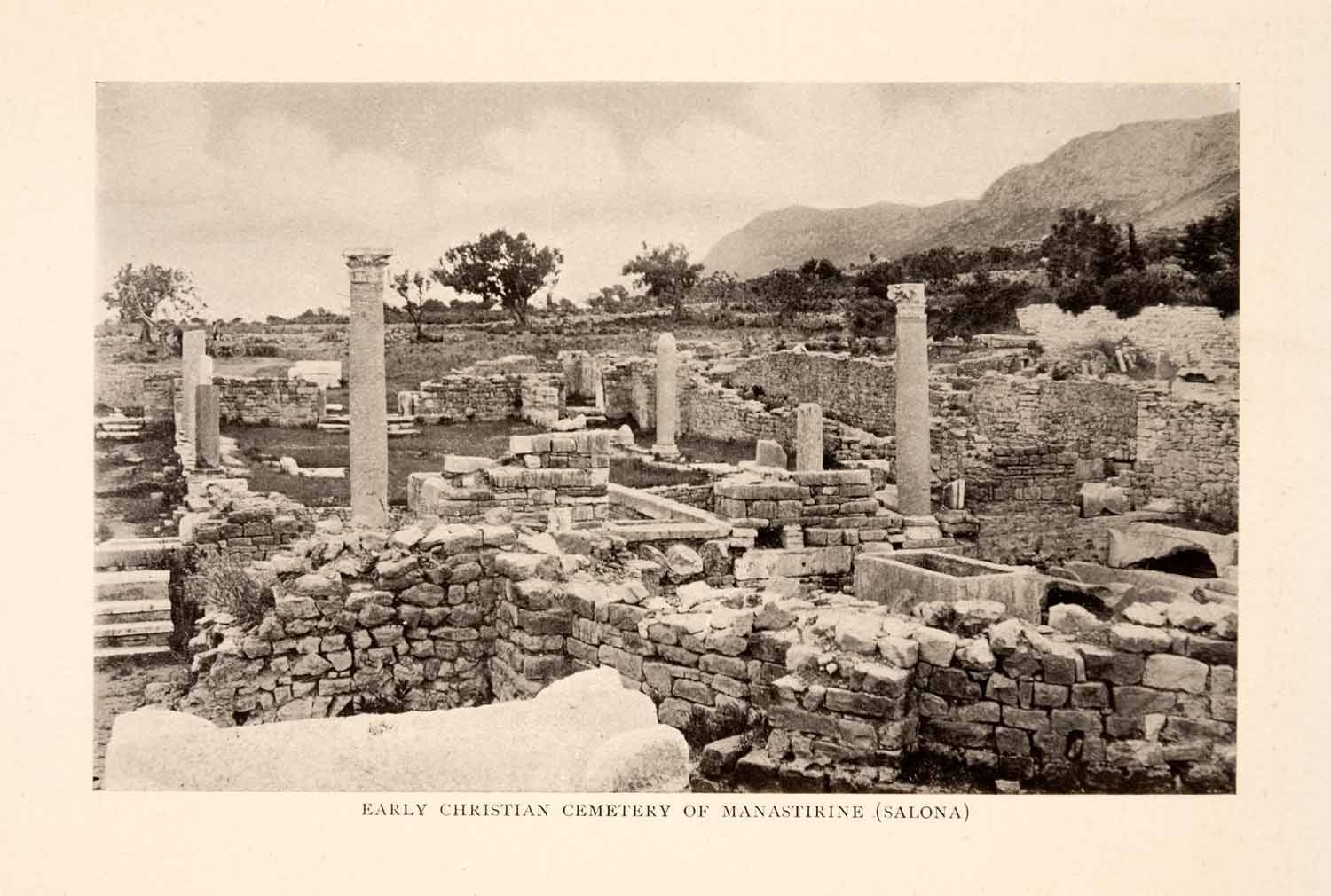 Manastirine Necropolis (Croatia) where an ancestral Byzantine Samaritan grave was found dating from the 6th century CE--evidence of the Isars' Samaritan forebears in ancient Salona