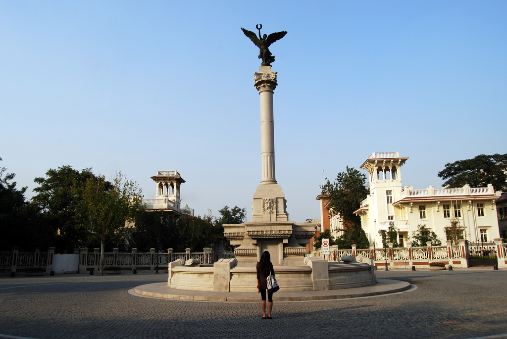 Main square of Italian Tientsin