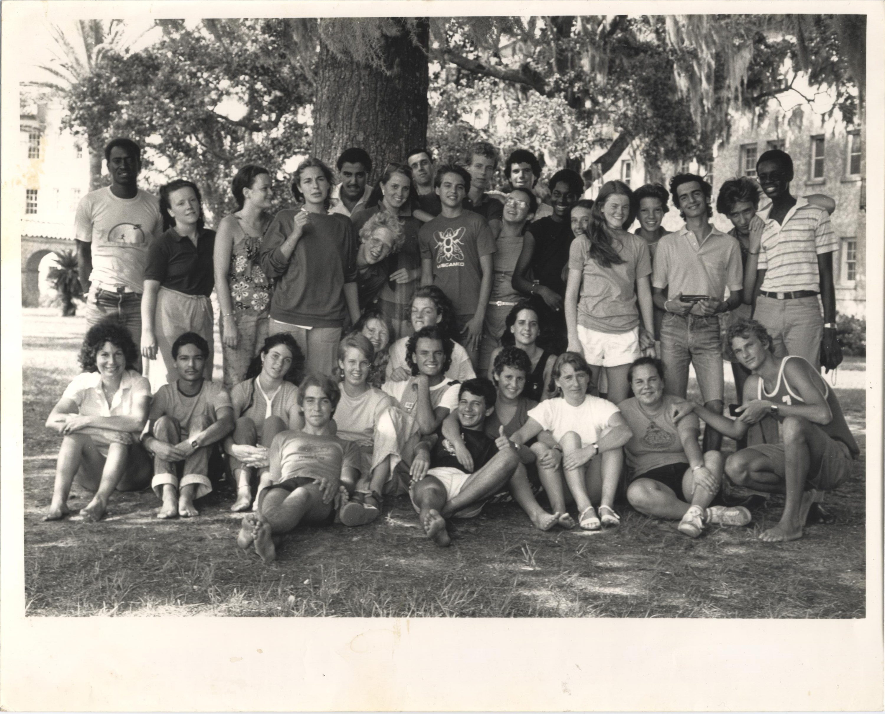 Amr el-Samra in CISV seminar camp, in Jacksonville, FL, 1983