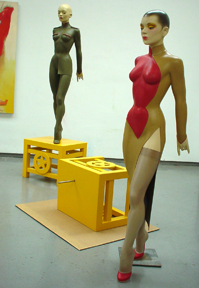 The company is still involved with an "ongoing sculpture fabrication process" with artist Allen Jones, who's work is pictured here.