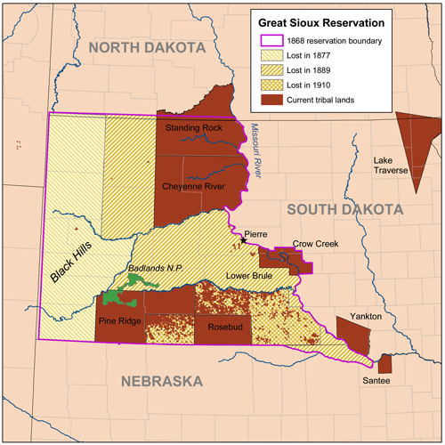 In 1889, Blue Horse and Red Cloud opposed the partition of the Great Sioux Reservation and refused to sign the bill.