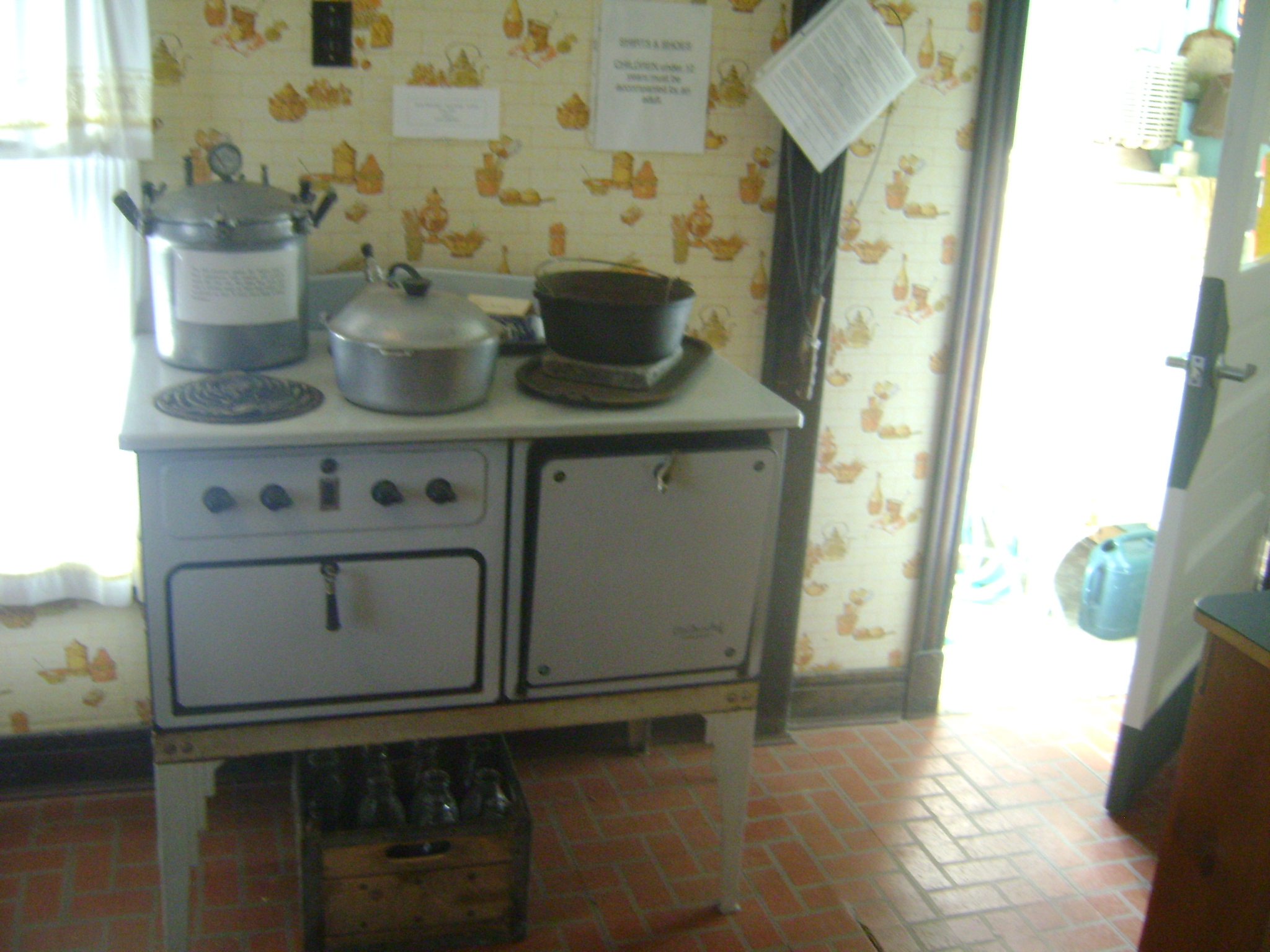 Celia Lathers' kitchen stove