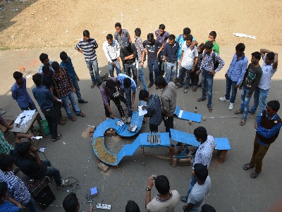 An event on robotics called as Roboveda.