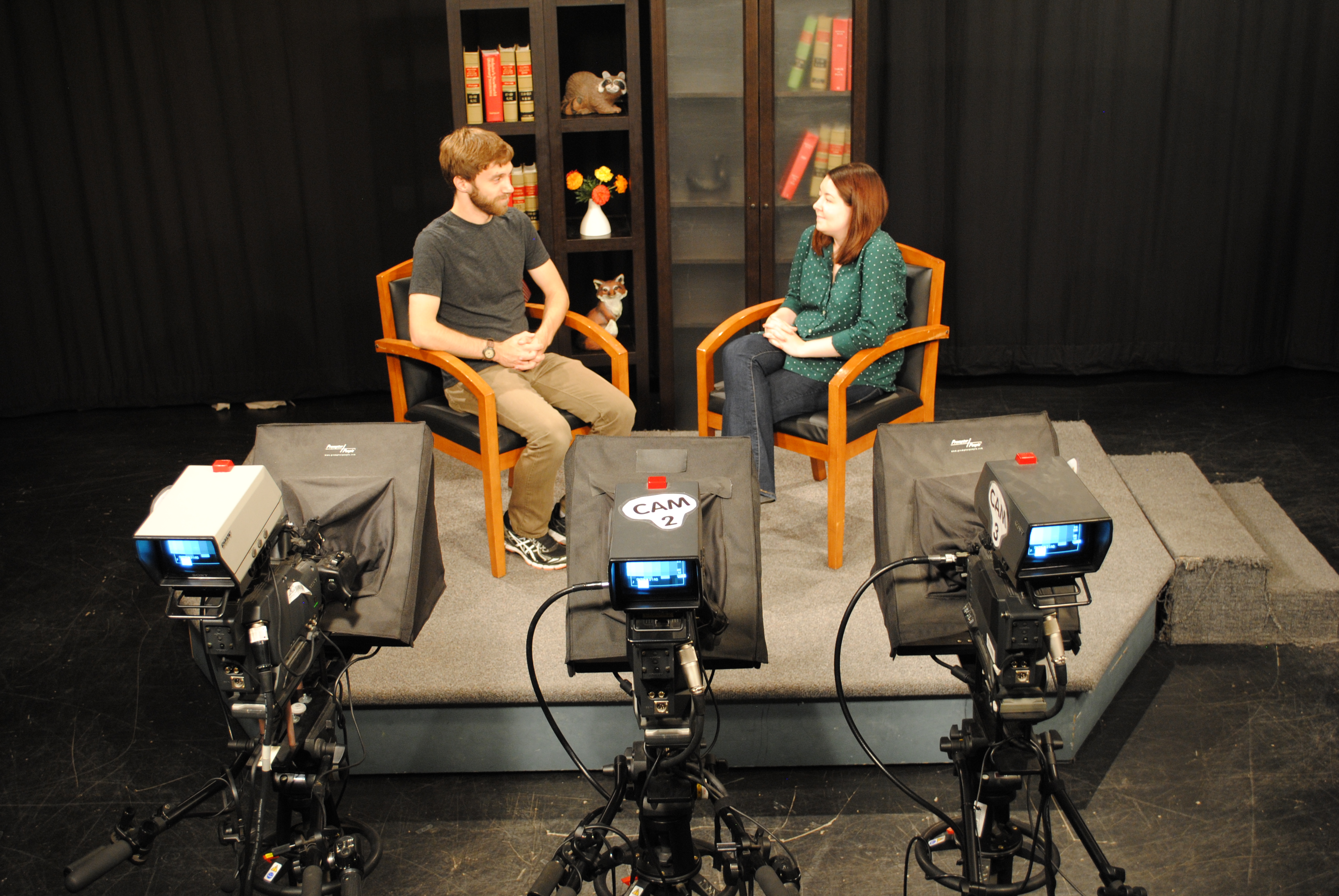Studio A at SCC, 3 Camera Setup