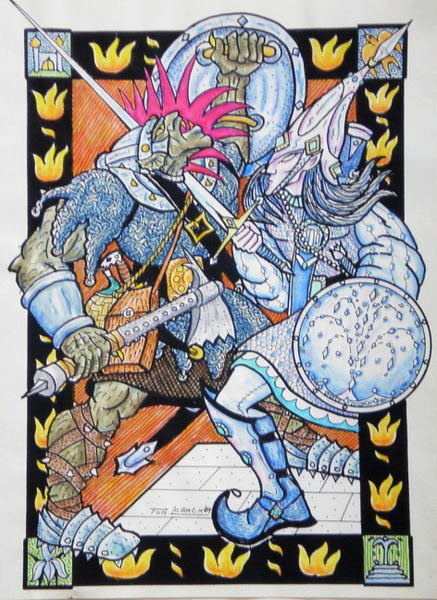 Ecthelion Slays Orcobal