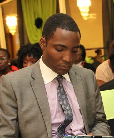 Yomi Owope at WiJ2014 at the Civic Centre in Lagos, June 2014