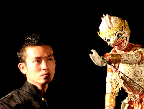 This is a photo from Joe Louise Puppet's show in Thailand.