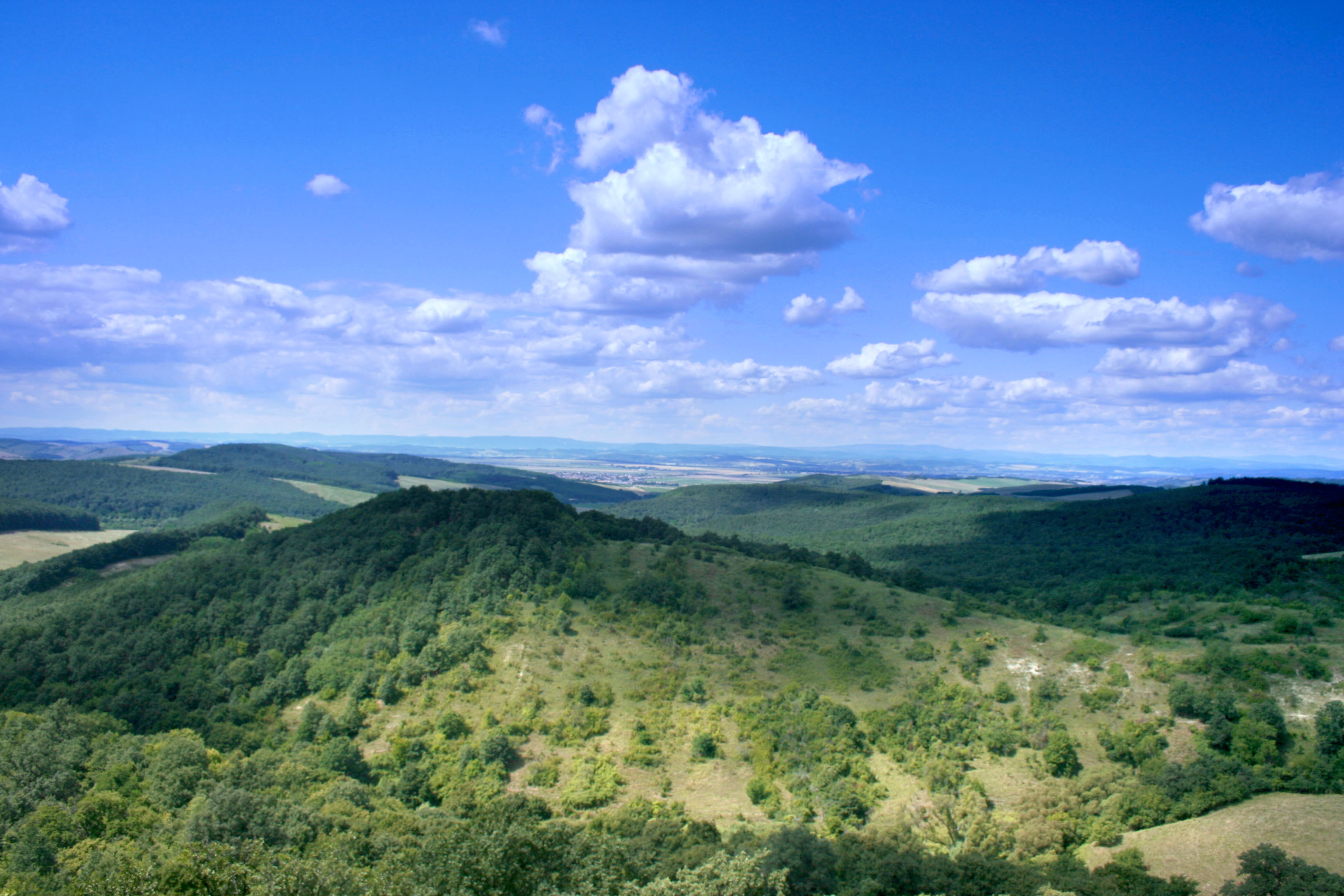 Cserhát Mountains, from Hollókő