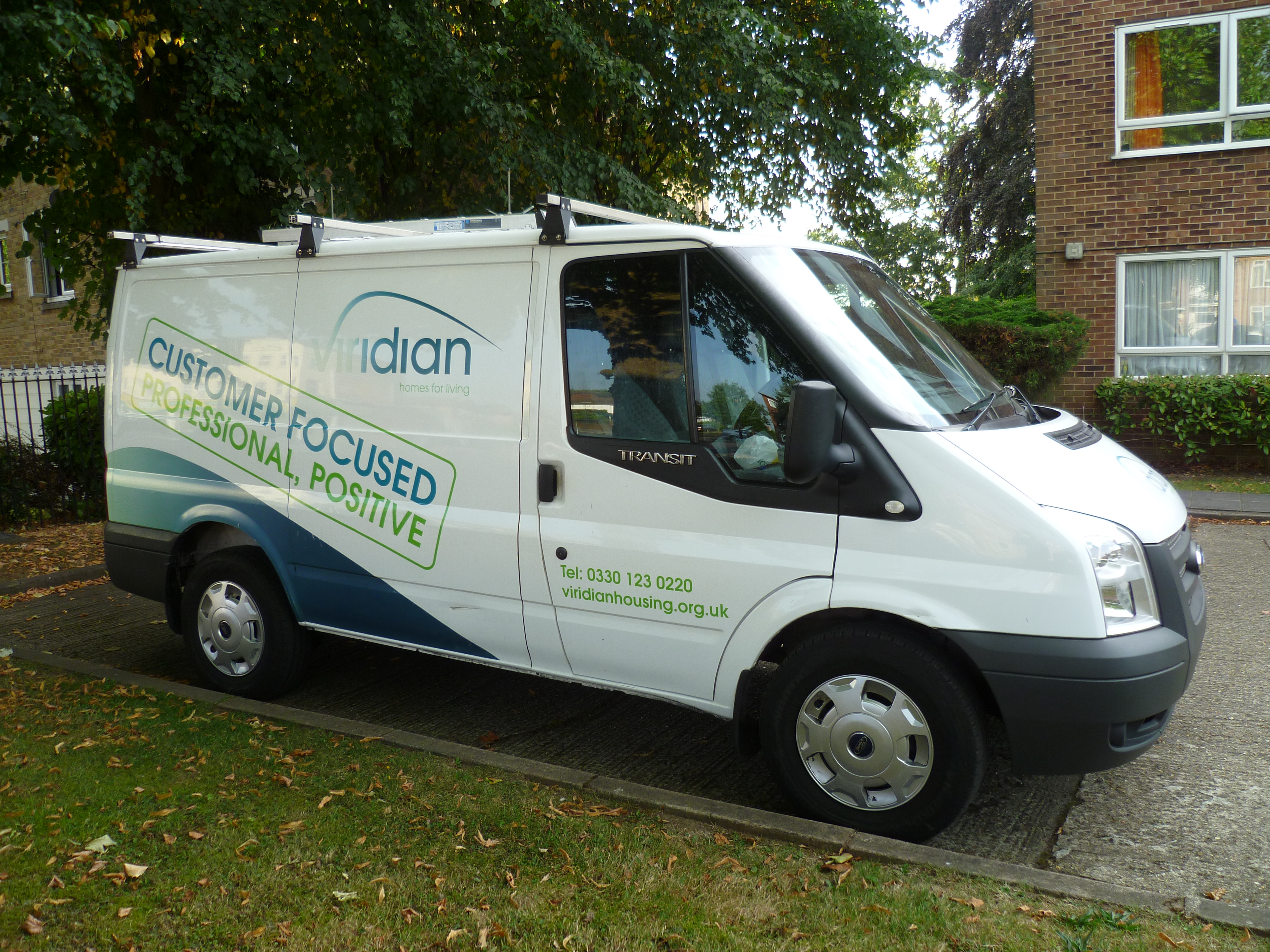 A Viridian Housing vehicle
