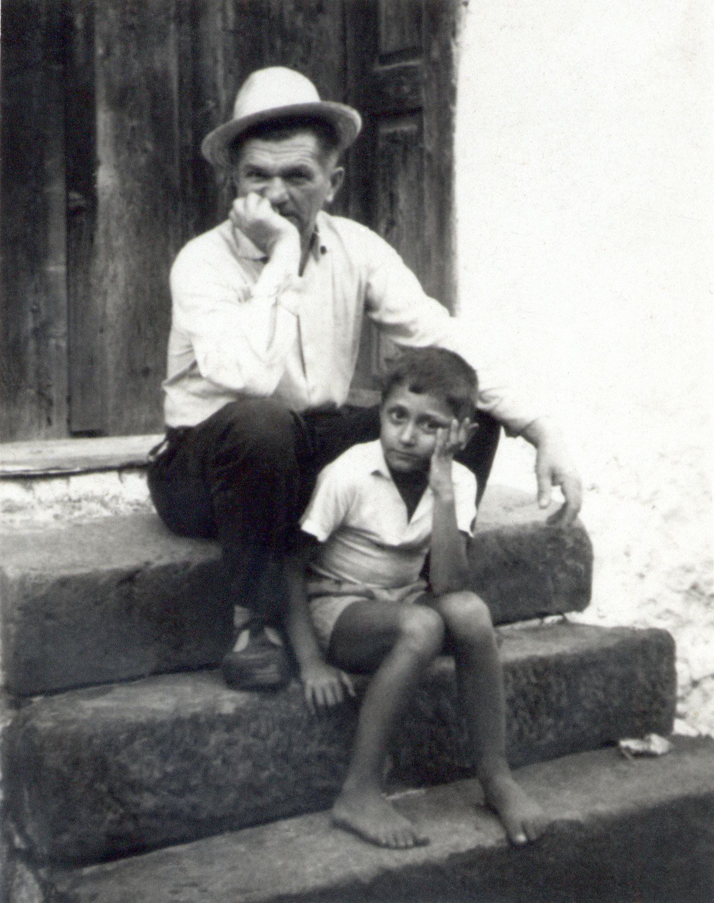 Sasha with his grandfather, 1961