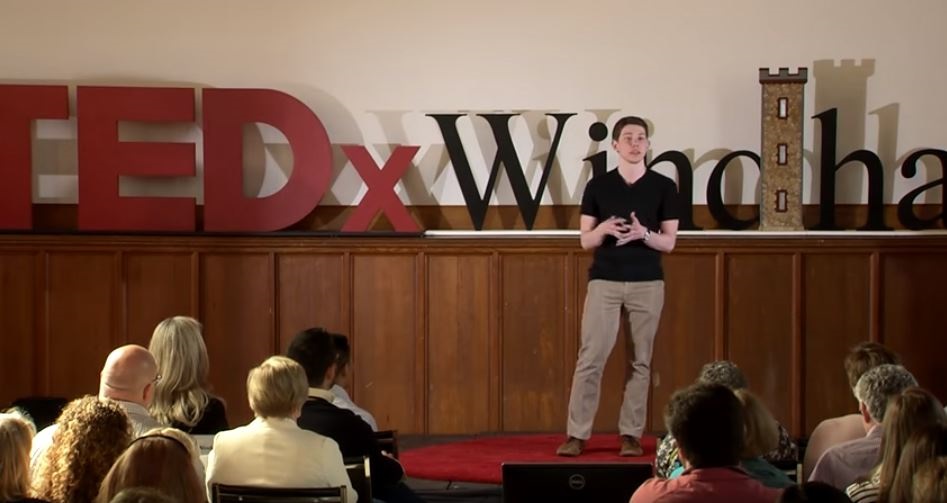 A TEDx talk in Windham, New Hampshire, in May 2015