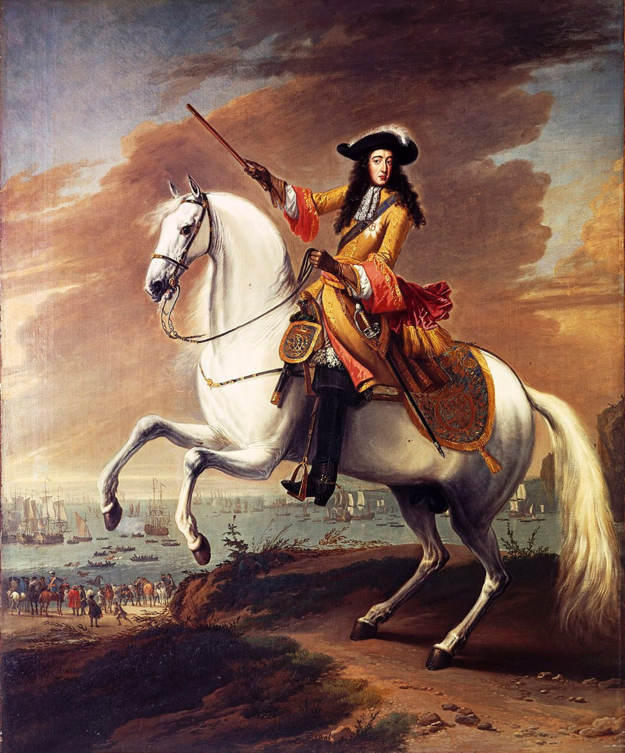William of Orange landing at Torbay in 1688
