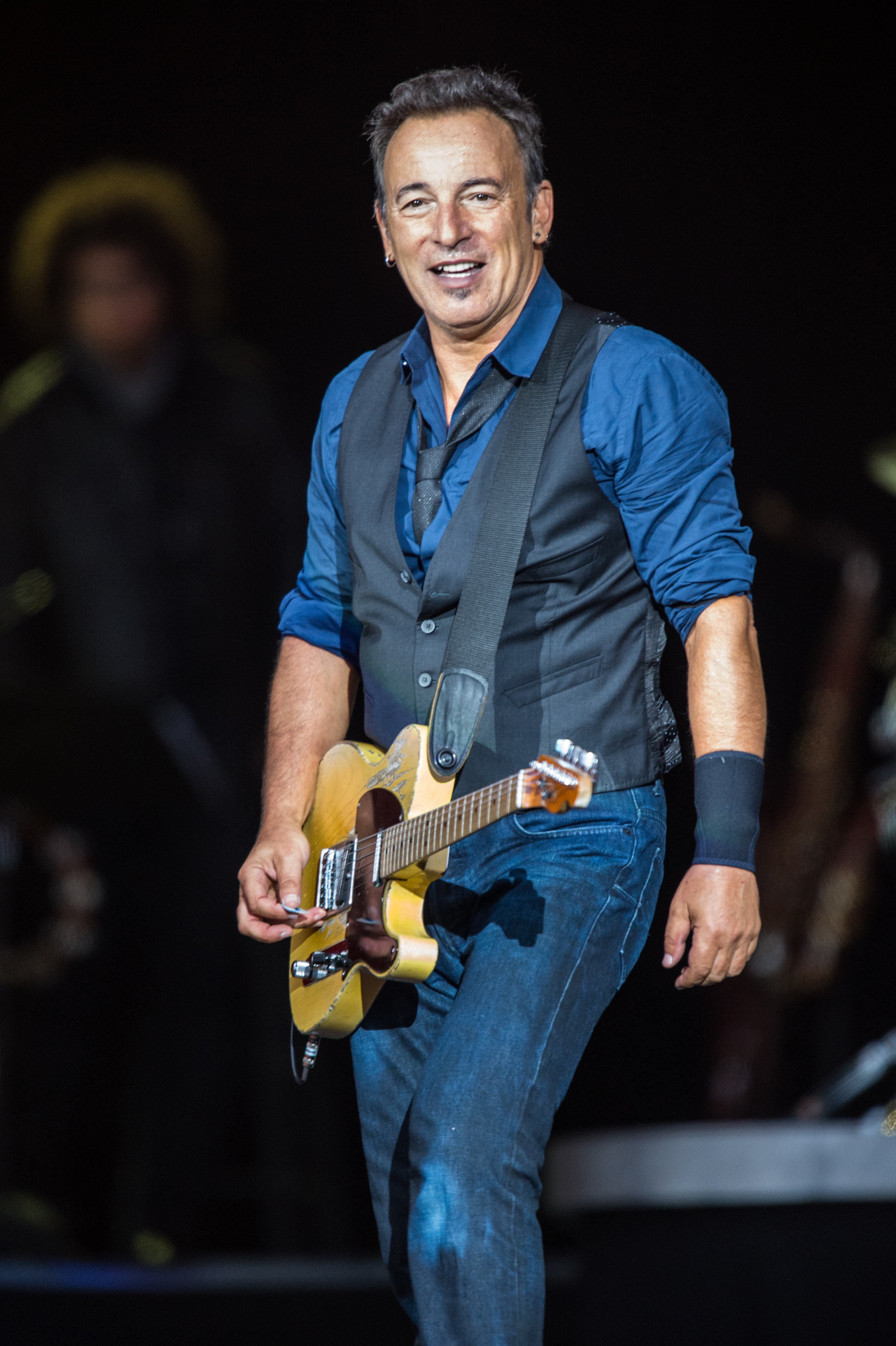 Bruce Springsteen was the first major artist to perform at the Staples Center; having performed his first show at the arena on the opening day (17 October 1999).