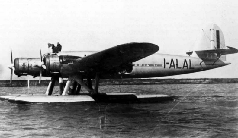 The "Flight of the Impero" was opened using the three-engined seaplanes Cant Z.506 on the Rome–Benghazi route