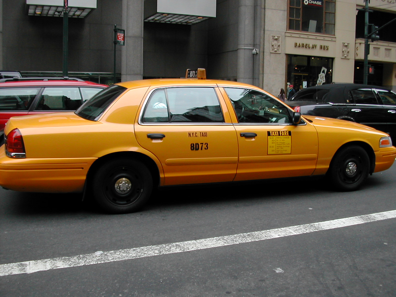 Taxi Cabs in Trinidad are not usually yellow. To identify a taxi car, the Number Plate would start with a "H" e.g. HCB 5313.