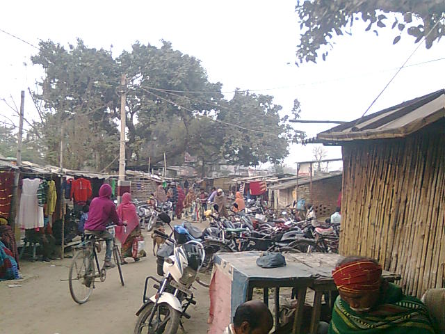 Shikarpur village main market
