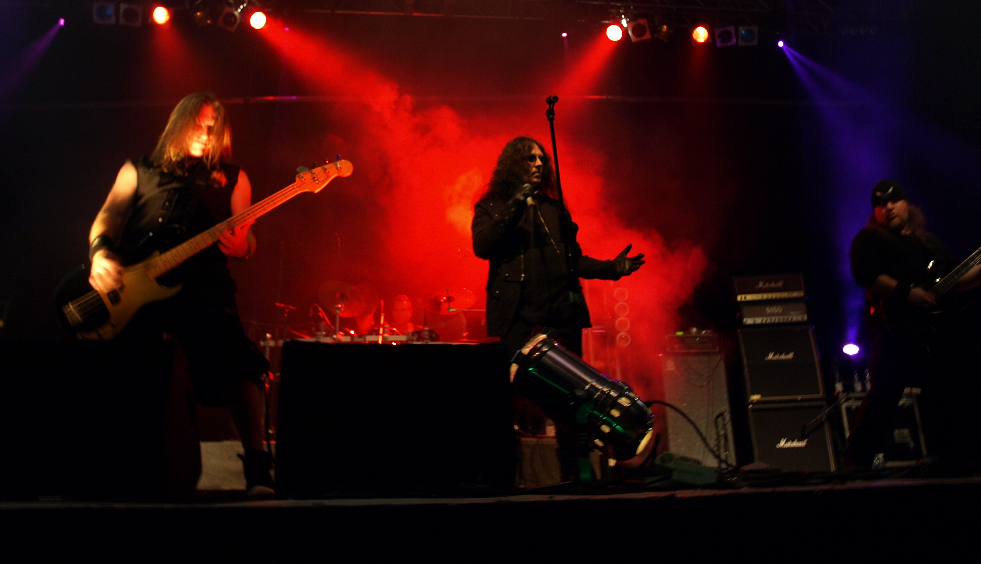 The band has performed 82 live cover versions of Blitzkrieg's eponymous track "Blitzkrieg" since 1982. They also recorded a cover of the song for Ride the Lightning single "Creeping Death", released in 1984.