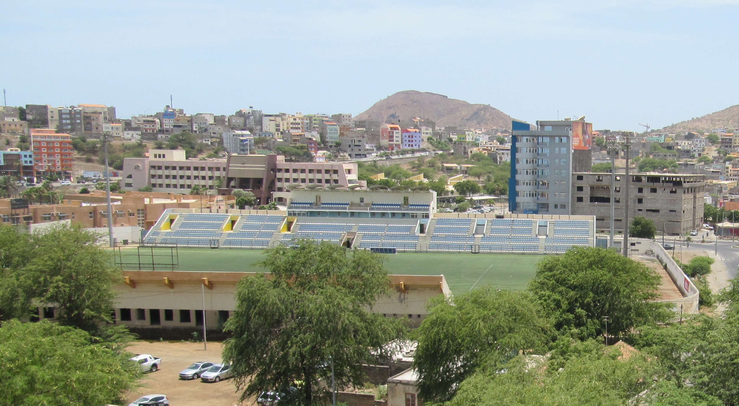 Estádio da Várzea, the home field of Eugénio Lima