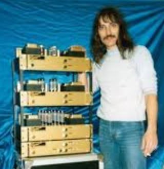 Bob Gjika with his Gold Amp 1988 Bob Gjika with his Gold Amp 1988