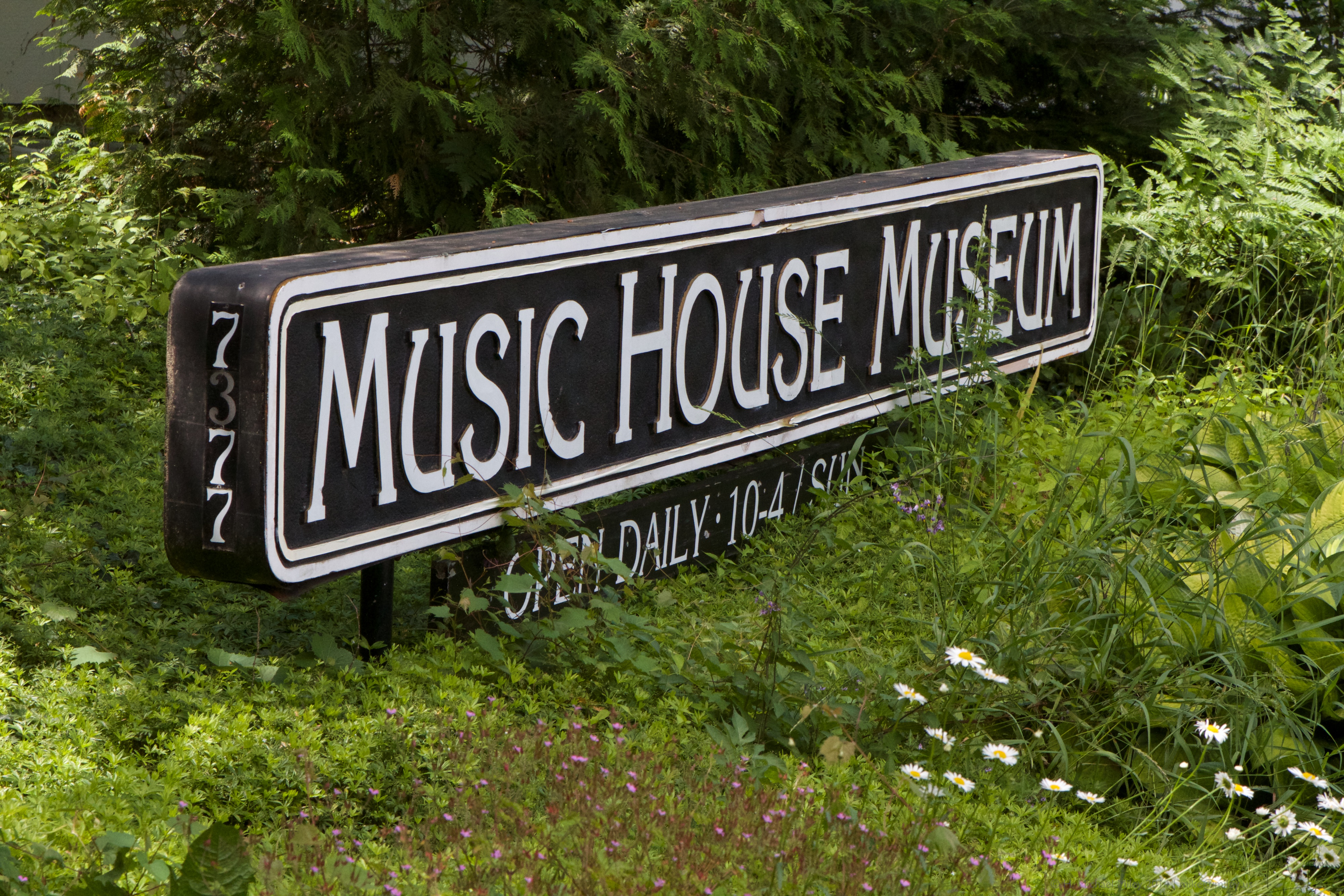 Music House Museum sign