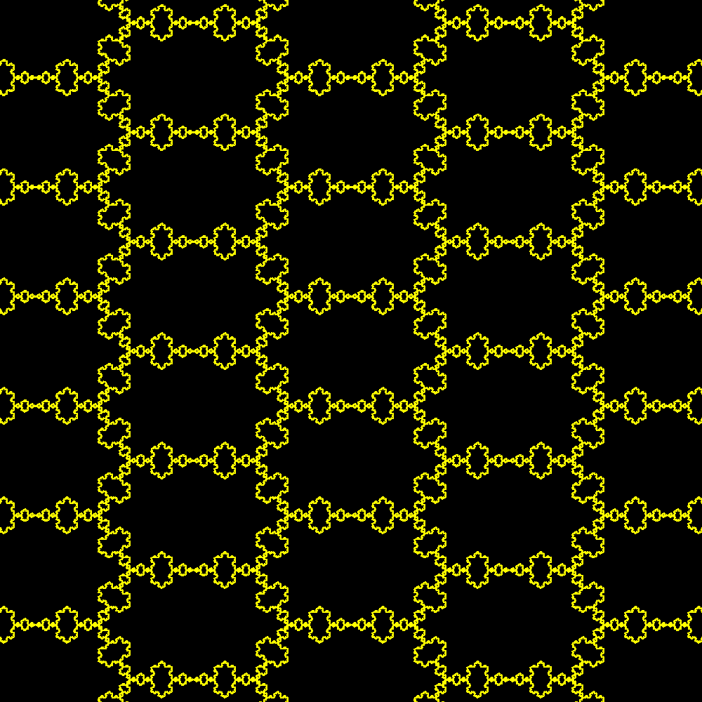 Tessellation of the plane with siamese