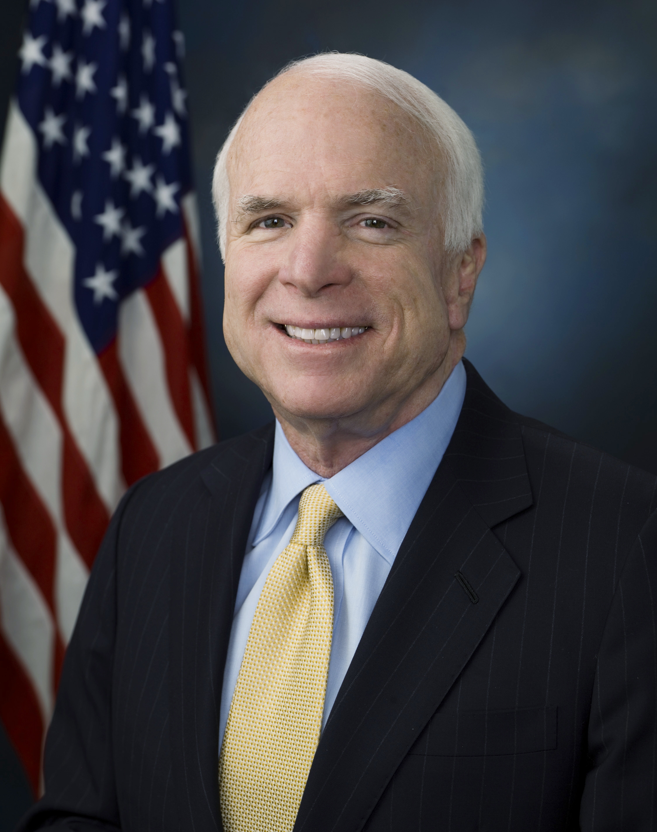 Official 2009 congressional portrait of late U.S. Senator John McCain of Arizona|228x228px