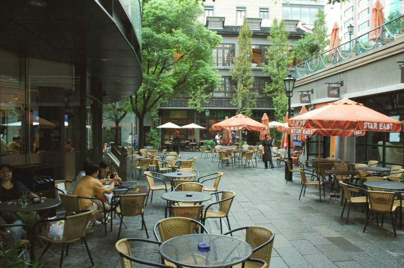 Xintiandi district in Shanghai