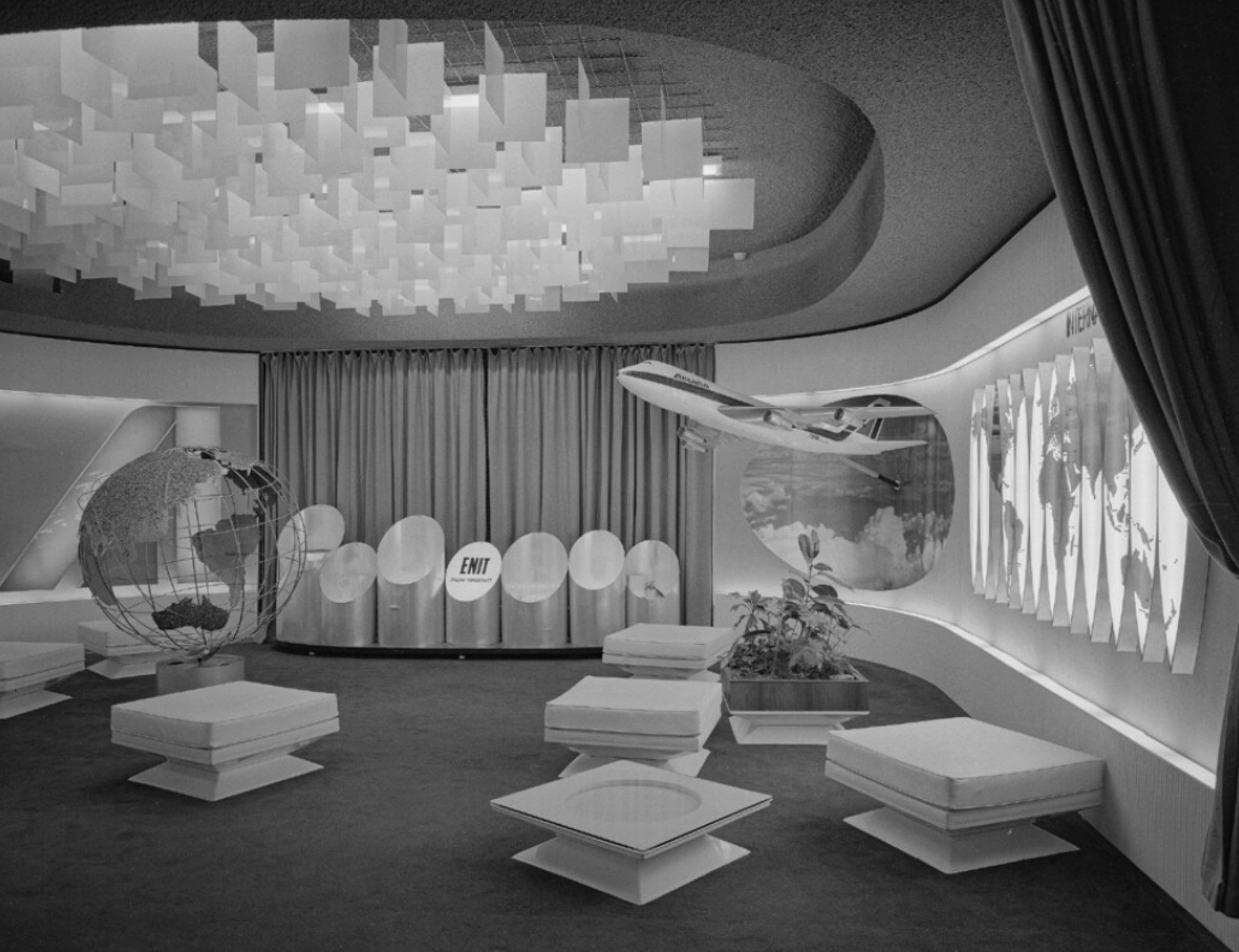 Exhibition at Astrojet, 1970